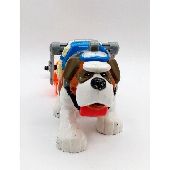 Fisher Price Mattel Rescue Heroes Action Figure 2000 Windchill St Bernard Dog - Picture 2 of 6
